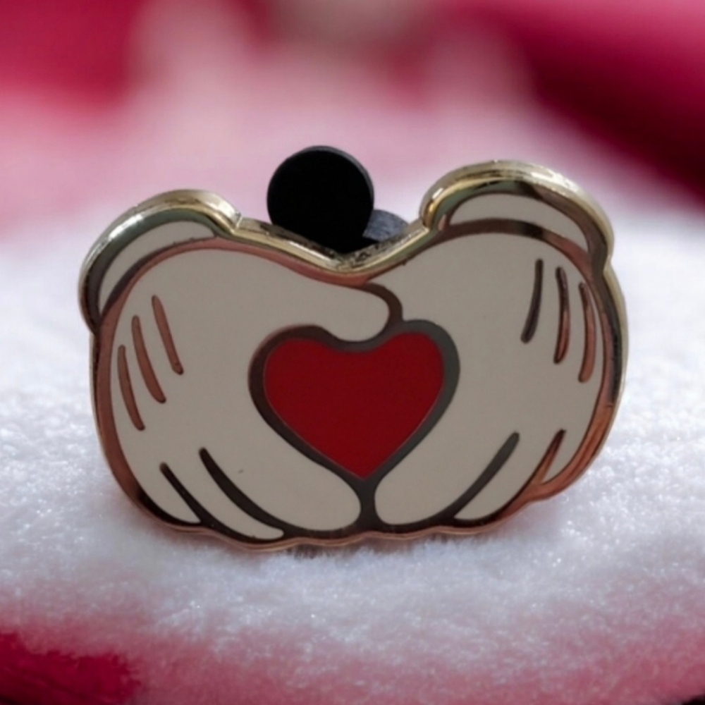 Mickey Mouse Hands with Heart Disney Pin